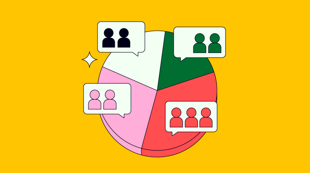 Customer segment visualization